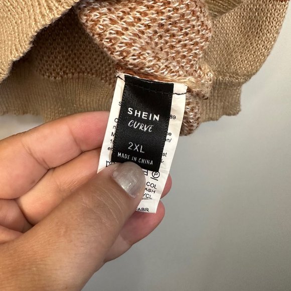 Geo Aztec Pattern Drop Shoulder Sweater 2XL - Picture 7 of 10